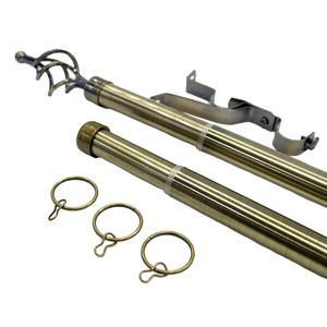 Accessoires de tringle à rideau <span class=keywords><strong>double</strong></span> en fer de 25 mm, modernes, durables et les moins chers en gros - Product Image 2