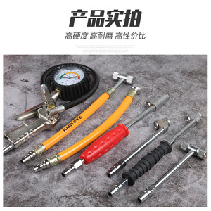 เกจวัดลมยางแบบโลหะเต็มตัว หมุนได้ 360 องศา สำหรับตรวจสอบแรงดันลมยางรถยนต์ - Product Image 5