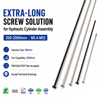 Vis OEM extra longues M3 M4 M5 M6 en acier inoxydable 304, vis à tête fraisée cruciforme allongée, fabricant de boulons