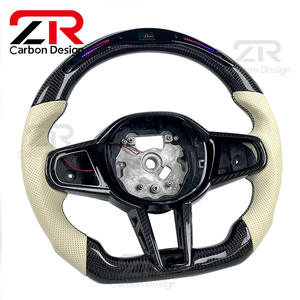 Volant sport personnalisé en cuir véritable avec LED et fibre de carbone pour <span class=keywords><strong>BMW</strong></span> M340i G22 G42 G29 G20 G21 G23 G26 G80 G81 LCI - Product Image 3