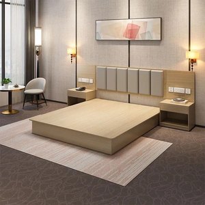 Juego de Muebles de Panel para Hotel, Hostal o Casa de Huéspedes, Madera Clara, Multi-cama, Apartamento, Cuidado de Personas Mayores, Juego Completo - Product Image 3