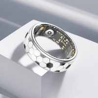 Bague connectée de football intelligente avec suivi d'activité, de sommeil et de fréquence cardiaque, alertes d'appels multi-modes, contrôle gestuel, IA Santé TikTok