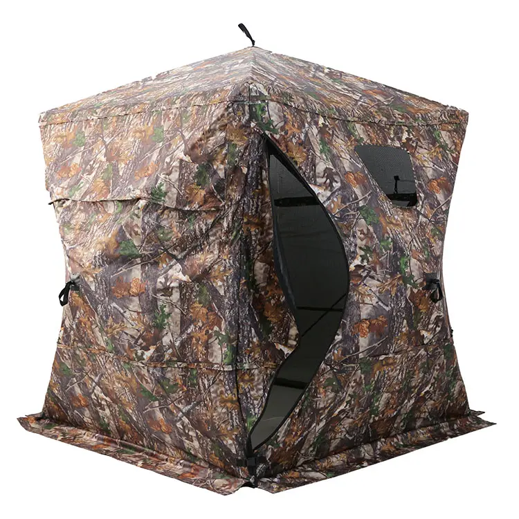 New Customize Camo 270 Degree See Through Fabric Pvc And Pu Coating Hide Other Hunting Blinds Gear Products Pop Up Tent