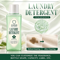 Lessive liquide OEM vert menthe en format grand format, parfum longue durée, fraîcheur, produits de nettoyage