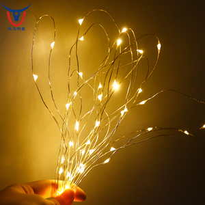 <span class=keywords><strong>Guirlande</strong></span> extérieure étanche pour jardin mariage fête de noël décoration à piles blanc chaud Led fée lumière - Product Image 4