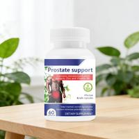 Capsules de soutien de la prostate, 60 unités, extrait naturel de plantes, complément alimentaire de qualité alimentaire pour la santé reproductive masculine