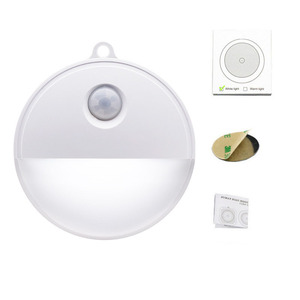Luz <span class=keywords><strong>LED</strong></span> com <span class=keywords><strong>sensor</strong></span> de movimento, iluminação noturna sem fio, alimentada por bateria, para escadas, quarto, armários, banheiros, cozinha e casa - Product Image 5