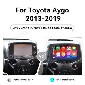 <span class=keywords><strong>Autoradio</strong></span> Android MOOKAKA 8,0 pouces pour <span class=keywords><strong>Toyota</strong></span> <span class=keywords><strong>Aygo</strong></span> 2013-2019, GPS Navi, DSP, Carplay, WIFI, lecteur multimédia, unité principale, écran vidéo - Product Image 2