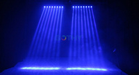 Lampu Beam Bar Disko 80W RGBW Moving Bar LED Stage Spider Light dengan Kontrol DMX512 Ra90 CRI Konstruksi Aluminium+Plastik