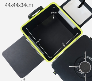 Cocina Portátil Todo en Uno para Acampar |   Mesa Plegable con Estufa Integrada |   Equipo Compacto para Viajes por Carretera y Campamentos en Auto - Product Image 3