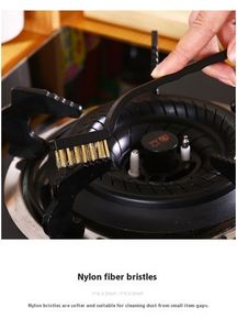Ensemble de nettoyage de cuisine multifonctionnel cinq pièces en plastique durable avec brosse pour cuisinière et grattoir pour hotte aspirante inclus - Product Image 4