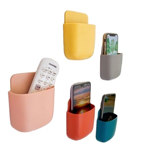 Boîte murale organisateur de stockage de <span class=keywords><strong>t</strong></span>élécommande pour climatiseur Tv support de prise de <span class=keywords><strong>t</strong></span>éléphone portable support de support - Product Image 1