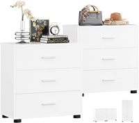 Ensemble de tiroirs de rangement autoportants modernes en bois à poser au sol, grande capacité, ajustables et portables, pour chambre à coucher, en MDF, pour hôtel