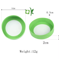 OKSILICONE 6cm 6.5cm 7cm 7.5cm Housse de protection en silicone pour base de bouteille d'eau, tasse ou gobelet