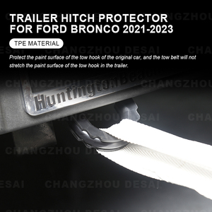 Accessoires d'extérieur de <span class=keywords><strong>voiture</strong></span> Protecteur d'attelage de <span class=keywords><strong>remorque</strong></span> en matériau TPE de haute qualité pour Ford Bronco 2/4 Door 2021 2022 2023 - Product Image 2