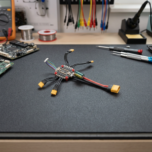 ชุดควบคุมความเร็วอิเล็กทรอนิกส์ 4 in 1 ESC FPV สำหรับมินิควอดคอปเตอร์ พร้อมแผงจ่ายไฟ อะไหล่ชุดควอดสแต็ค - Product Image 1