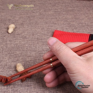 Vaisselle de camping en plein air, baguettes pliantes portables de voyage, baguettes en bois massif, baguettes cadeaux, rangement portable en sac - Product Image 3