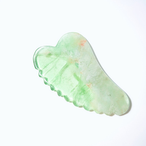 Amazon Offre Spéciale 100% pierre de fluorite verte <span class=keywords><strong>gua</strong></span> <span class=keywords><strong>sha</strong></span> rouleau de jade pour le visage et le <span class=keywords><strong>cou</strong></span> - Product Image 4