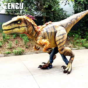Fantasia de dinossauro de látex adulto realista, traje de dinossauro - Product Image 1