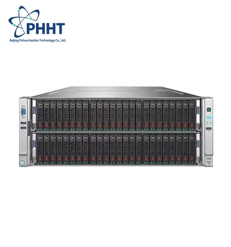 Kinerja tinggi unierver R6900 G3 G5 4U rak penyimpanan Server AI Deep Learning Server
