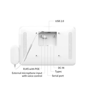 Chăm sóc bệnh nhân y tá hệ thống cuộc gọi bệnh viện treo tường 10.1 inch màn hình cảm ứng <span class=keywords><strong>Tablet</strong></span> PC PoE NFC <span class=keywords><strong>Android</strong></span> với máy ảnh - Product Image 4