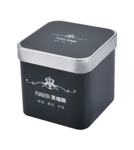 China manufacturer OEM square metal gift watch tin box storage tin box
