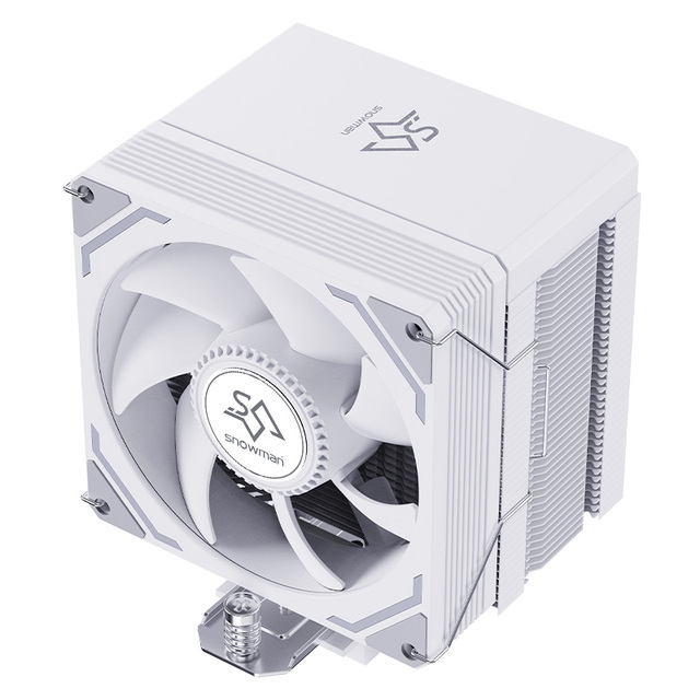 SNOWMAN MX94 CPU Air Cooler With New Design 4 Heat Pipe Copper Heatsink NO RGB LED Light 90mm Intel 1700 AM5 CPU Cooling Fan