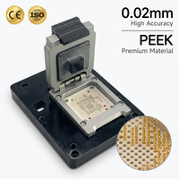 Equipo de Prueba Manual OEM Personalizado para Chips BGA, Soporte de Prueba para Semiconductores, Jig de Programación y Burn-in para IC, Tipo Clamshell
