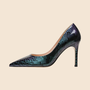Luxe Ombre <span class=keywords><strong>Dégradé</strong></span> Couleur 8cm Talon Haut Femmes Stiletto Robe Escarpins PU Semelle Slip-On Bureau Chaussures avec Bout Pointu Style - Product Image 1