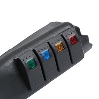 Interrupteur à bascule de style OEM 12V noir côté gauche pour Jp Wrangler JK, panneau de commande pour interrupteurs automobiles