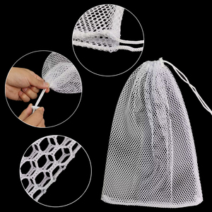 Sac de chum en maille de nylon de qualité supérieure pour une attraction de pêche améliorée Sac de chum 12x18 pouces avec cordon de serrage B06 - Product Image 2