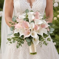 Realistische Künstliche Calla-Lilie Einzelner Stiel 67cm Wasserfeste Plastikblume für Hochzeit Heimdekoration Großhandel