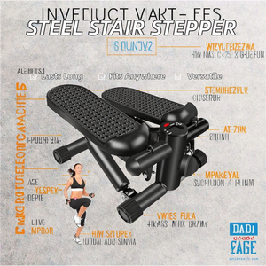 Mini stepper multifonctionnel en acier, très vendu, petit appareil de fitness pour la maison, 40x30x20cm, 5,7kg, pour les passionnés de fitness - Product Image 2