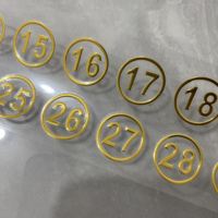 Autocollants de transfert UV 3D personnalisés, étiquettes adhésives imprimées sur mesure, film pelable, forme irrégulière, emballage transparent