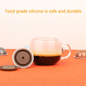 Modelo aplicable apto para la serie <span class=keywords><strong>Nespresso</strong></span> Vertuo, cubierta <span class=keywords><strong>de</strong></span> cápsula <span class=keywords><strong>de</strong></span> café reciclada, cápsula <span class=keywords><strong>de</strong></span> café, carcasa <span class=keywords><strong>de</strong></span> silicona - Product Image 3