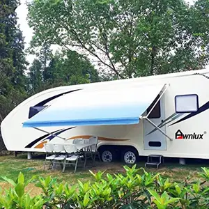 Yescampro Nhà Máy Giá Motorhome Trailer Xe Tải RV Camper Mái Hiên Vải Thay Thế Với Chất Liệu PVC