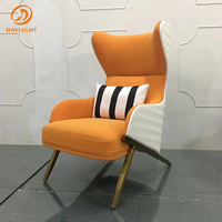 Canapé en cuir véritable rose, réplique de luxe, canapé de loisirs, mobilier d'intérieur bon marché pour la maison, usine européenne