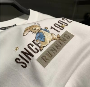 Nhà Máy Bán Buôn Tùy Chỉnh Dày O-Cổ Áo Cổ Áo Cotton Áo Thun Rắn Trống Tee Người Đàn Ông Màu Đen Phù Hợp T Áo Sơ Mi Thêu T Áo Thun - Product Image 5