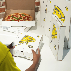 Caja <span class=keywords><strong>de</strong></span> <span class=keywords><strong>pizza</strong></span> personalizada con asa, impresión <span class=keywords><strong>de</strong></span> <span class=keywords><strong>gran</strong></span> diseño <span class=keywords><strong>de</strong></span> logotipo, caja <span class=keywords><strong>de</strong></span> <span class=keywords><strong>pizza</strong></span> conveniente <span class=keywords><strong>de</strong></span> grado alimenticio que cumple con los estándares <span class=keywords><strong>de</strong></span> <span class=keywords><strong>7</strong></span> pulgadas - Product Image 2