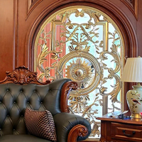 Cloison décorative en aluminium gravée au laser pour la décoration intérieure, hall d'hôtel, villa, club, séparateur de pièce en métal sur mesure