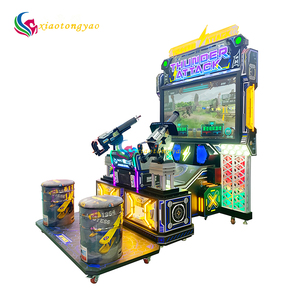 Coin Operated 55-inch Display 2-Player Kids Shooting Video Game <b>Machine</b> Metal Acrylic Construction for <b>Amusement</b> Parks for 6+ - Product Image 2