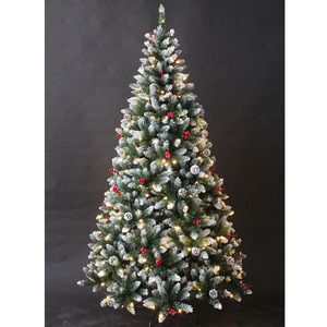 <span class=keywords><strong>Sapin</strong></span> <span class=keywords><strong>de</strong></span> Noël floqué épais et neigeux <span class=keywords><strong>de</strong></span> 1,5 m, vente en gros directe d'usine, faible MOQ, <span class=keywords><strong>sapin</strong></span> <span class=keywords><strong>de</strong></span> Noël articulé pour la décoration intérieure - Product Image 4
