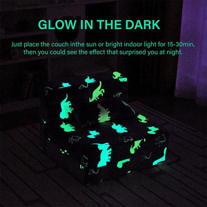 Giving Tree <b>Kids</b> Foldable Sponge <b>Sofa</b> Bed With Handrails For Children 3 Years And Above Color Options Available - Product Image 5