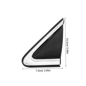 Ford Edge <b>Car</b> <b>Mirror</b> Triangle Plate 14.2cm Black ABS Replacement Part Rear Left Right Fitment - Product Image 1