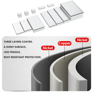 Bloc d'aimants puissants en néodyme, aimants super puissants N35 NdfeB, aimants magnétiques permanents, aimant de réfrigérateur, 20x10x5/30x20x10mm - Product Image 2