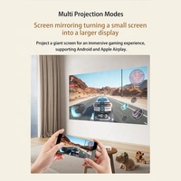 Mini projecteur Portable DLP LED 4K & 1080P Smart Android 9 OS Wifi sans fil 8000 MAh poche Home cinéma projecteur pour les entreprises