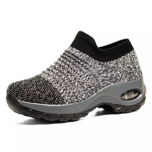 Zapatillas Deportivas de Mujer con Plataforma y Amortiguación de Aire, Estilo Moderno para Jazz, Fáciles de Poner, Tipo Calcetín - Product Image 4