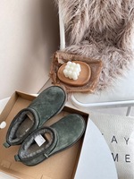 Bottes de neige d'hiver à plateforme marque design cuir bottes de neige imperméables en cuir pour femmes