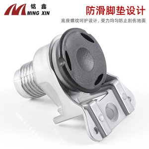 Ming Xin Zinc Alloy Adjustable Furniture Legs 175kg Load Capacity Cabinet Support Minimalist Style Easy Installation - Product Image 3