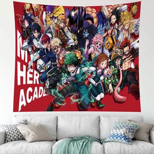 Personnalisable japonais Anime Mural affiche toile maison bannière œuvre tenture murale pour <span class=keywords><strong>chambre</strong></span> Ramadan décoration murale - Product Image 3